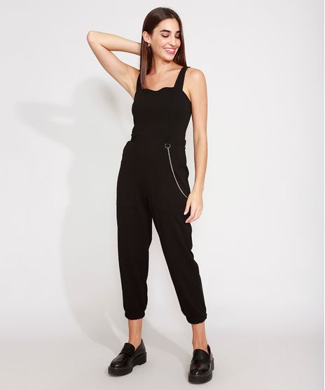 Macacao-Jogger-com-Bolsos-e-Corrente-Alca-Media-Preto-9975522-Preto_1