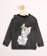 Blusa-Infantil-de-Moletom-Tom-e-Jerry-com-Capuz-Preta-9978225-Preto_1