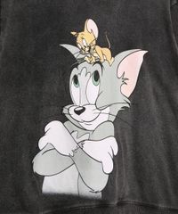 Blusa-Infantil-de-Moletom-Tom-e-Jerry-com-Capuz-Preta-9978225-Preto_2