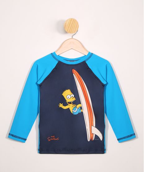 Camiseta-de-Praia-Infantil-bart-Simpson-Raglan-com-Protecao-UV50--Azul-9981092-Azul_1
