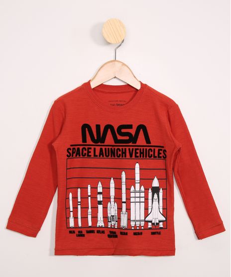 Camiseta-Infantil-Nasa-Manga-Longa-Gola-Careca-Vermelha-9978469-Vermelho_1