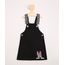 Salopete-Infantil-de-Sarja-Minnie-com-Bolsos-Preta-9978676-Preto_1