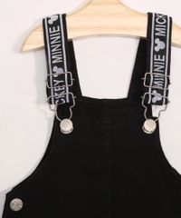 Salopete-Infantil-de-Sarja-Minnie-com-Bolsos-Preta-9978676-Preto_3