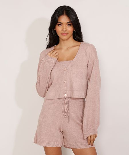 Cardigan-de-Trico-Basico-Rose-9982222-Rose_1