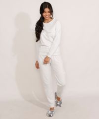 Pijama-de-Moletom--I-Decide-My-Vibe--Manga-Longa-Cinza-Mescla-9976895-Cinza_Mescla_1