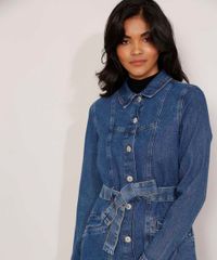 Jaqueta-Alongada-Jeans-com-Cinto-Azul-Escuro-9989498-Azul_Escuro_6