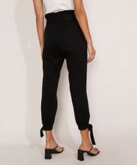 Calca-de-Sarja-Feminina-Clochard-Jogger-Cintura-Super-Alta-Preta-9985902-Preto_2