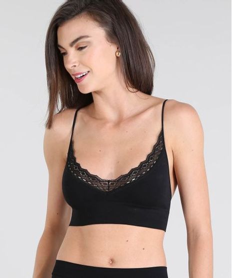 Top-Trifil-com-Detalhe-em-Renda-Sem-Bojo-Sem-Costura-Preto-9546305-Preto_1