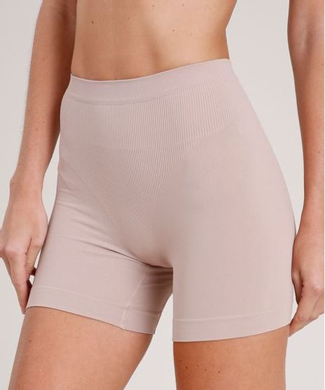 Bermuda-Modeladora-Trifil-Cintura-Alta-Sem-Costura-Bege-9830271-Bege_1