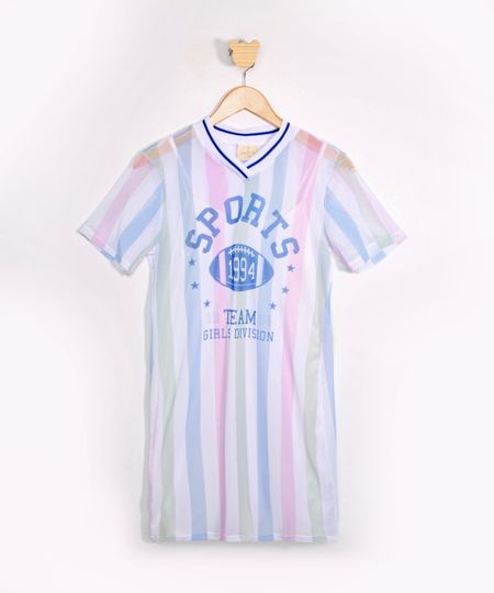 Vestido-Juvenil-de-Tule-Listrado-Manga-Curta-Decote-V-Azul-9982046-Azul_1 Vestido-Juvenil-de-Tule-Listrado-Manga-Curta-Decote-V-Azul-9982046-Azul_1