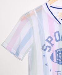 Vestido-Juvenil-de-Tule-Listrado-Manga-Curta-Decote-V-Azul-9982046-Azul_4