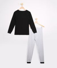 Pijama-Juvenil-Rainha-Ma-Manga-Curta-Preto-9978356-Preto_3