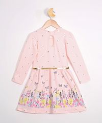 Vestido-Infantil-Estampado-de-Poa-Manga-Longa-com-Cinto-Rosa-Claro-9979192-Rosa_Claro_2