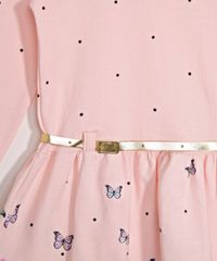 Vestido-Infantil-Estampado-de-Poa-Manga-Longa-com-Cinto-Rosa-Claro-9979192-Rosa_Claro_3