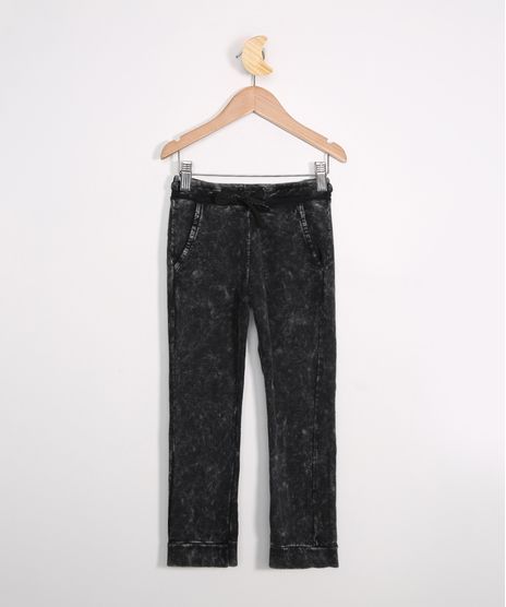 Calca-Infantil-de-Jeans-Moletom-Marmorizada-Preta-9979218-Preto_1