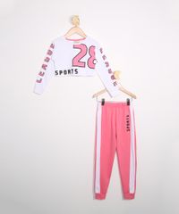 Conjunto-Infantil-de-Moletom-Blusa-Manga-Longa-Off-White---Calca-Jogger-com-Recorte-Rosa-9979466-Rosa_1