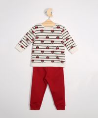 Conjunto-de-Moletom-Infantil-Blusa-Estampada-Minnie-Off-White---Calca-Jogger-Vermelho-9979682-Vermelho_1
