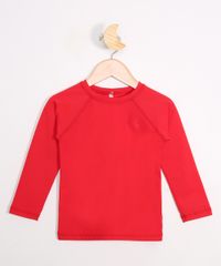 Blusa-de-Praia-Infantil-Manga-Longa-com-Protecao-UV50--Vermelha-9981094-Vermelho_1