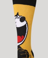 Meia-Masculina-Cano-Alto-Gato-Felix--Mostarda-9990307-Mostarda_4