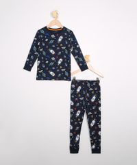 Pijama-Infantil-Estampado-de-Foguete-Manga-Longa-Azul-Marinho-9978430-Azul_Marinho_1
