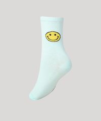 Meia-Feminina-Cano-Alto-Smiley--Azul-9982461-Azul_2