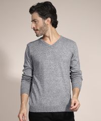 Sueter-em-Trico-Manga-Longa-Gola-V-Cinza-Mescla-Claro-9784343-Cinza_Mescla_Claro_1