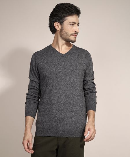 Sueter-em-Trico-Manga-Longa-Gola-V-Cinza-Mescla-Escuro-9784344-Cinza_Mescla_Escuro_1