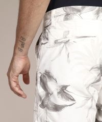 Bermuda-Chino-Reta-de-Sarja-Estampada-de-Folhagem-Off-White-9980472-Off_White_5