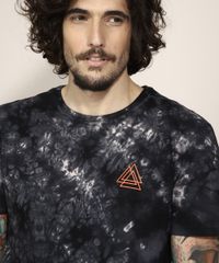 Camiseta-Masculina-Tie-Dye-Estampada-Manga-Curta-Gola-Careca-Preta-9981284-Preto_4