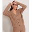 Cardigan-Amplo-de-Trico-Texturizado-Tranca-Decote-V-Mindset-Bege-Escuro-9990361-Bege_Escuro_1