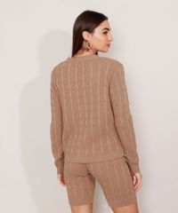 Cardigan-Amplo-de-Trico-Texturizado-Tranca-Decote-V-Mindset-Bege-Escuro-9990361-Bege_Escuro_2