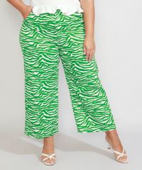 Calca-Wide-Reta-Plus-Size-Alfaiataria-Estampada-Animal-Print-Zebra-Cintura-Alta-Mindset-Verde-9990553-Verde_1