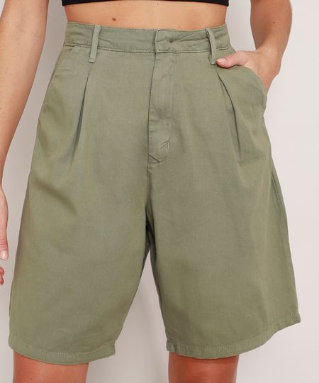 Bermuda-de-Sarja-Alfaiataria-Cintura-Super-Alta-Mindset-Verde-Militar-9990999-Verde_Militar_1