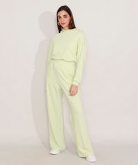 Calca-Reta-de-Moletom-com-Bolsos-Cintura-Alta-Mindset-Verde-Claro-9619999-Verde_Claro_3