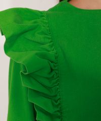Vestido-de-Sarja-com-Babado-Curto-Manga-Longa-Mindset-Verde-9991491-Verde_5
