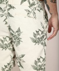Bermuda-Reta-de-Sarja-Estampada-de-Folhagem-Chino-Off-White-9980470-Off_White_5