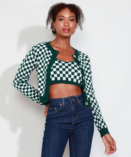 Cardigan-de-Trico-Feminino-Mindset-Cropped-Estampado-Xadrez-Vichy-Decote-Redondo-Verde-Escuro-9993263-Verde_Escuro_1 Cardigan-de-Trico-Feminino-Mindset-Cropped-Estampado-Xadrez-Vichy-Decote-Redondo-Verde-Escuro-9993263-Verde_Escuro_1