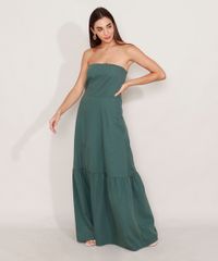 Vestido-Tomara-que-Caia-com-Recorte-e-Bolsos-Longo-Mindset-Verde-Escuro-9976990-Verde_Escuro_1