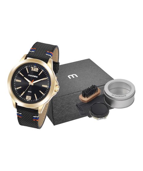 Kit-de-Relogio-Analogico-Mondaine-Masculino---Kit-Engraxate---99464GPMVDJ2K1-DOURADO-9984210-Dourado_1