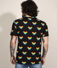Camiseta-de-Algodao-Pride-Estampada-Mickey-Manga-Curta-Gola-Careca-Preta-9982839-Preto_4
