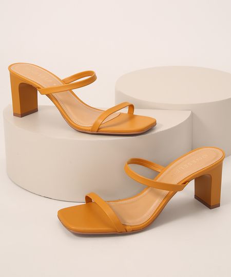 Tamanco-Feminino-Salto-Reto-Medio-Bico-Quadrado-com-Tiras-Finas-Oneself-Mostarda-9990575-Mostarda_1