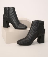 Bota-Feminina-Cano-Curto-Matelasse-Bico-Redondo-Salto-Quadrado-Medio-Oneself-Preta-9985886-Preto_1