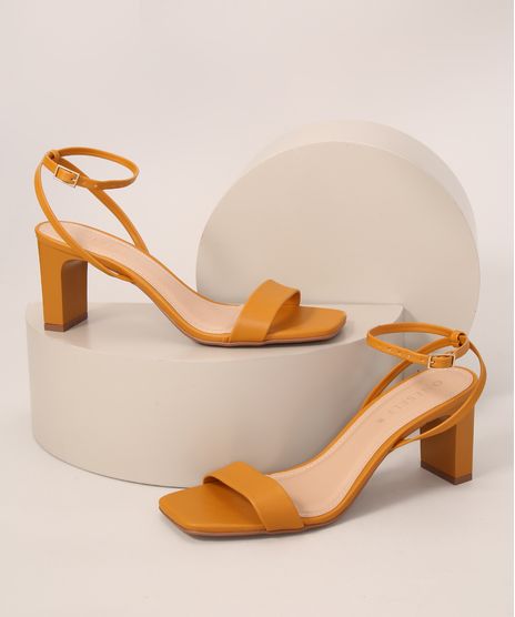Sandalia-Feminina-Salto-Reto-Medio-Bico-Quadrado-Oneself-Mostarda-9990582-Mostarda_1
