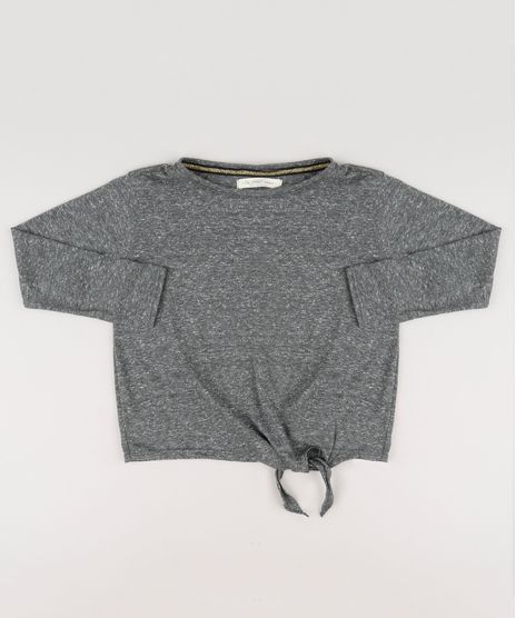 Blusa-Infantil-com-No-Manga-Longa-Decote-Redondo-Cinza-Mescla-9175389-Cinza_Mescla_1