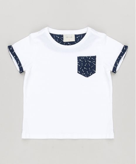 Camiseta-Infantil-com-Bolso-Estampado-Flechas-Manga-Curta-Gola-Careca-em-Algodao---Sustentavel-Off-White-8620533-Off_White_1