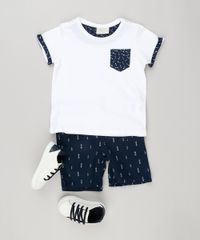 Camiseta-Infantil-com-Bolso-Estampado-Flechas-Manga-Curta-Gola-Careca-em-Algodao---Sustentavel-Off-White-8620533-Off_White_3