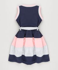 Vestido-Infantil-Regata-com-Laco-Decote-Redondo-em-Algodao---Sustentavel-Azul-Marinho-8661965-Azul_Marinho_2