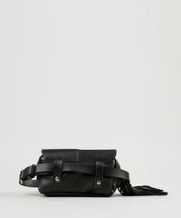 Pochete-Feminina-com-Suede-e-Tassel-Preta-9167659-Preto_3