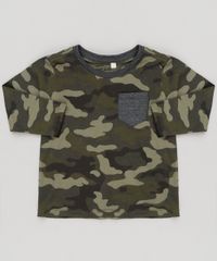 Camiseta-Infantil-Estampada-Camuflada-com-Bolso-Manga-Longa-Gola-Careca-Verde-Militar-9140064-Verde_Militar_1