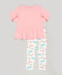 Conjunto-Infantil-de-Vestido--Dinos--Rosa-Manga-Longa---Calca-Legging-Estampada-com-Dinossauros-Algodao---Sustentavel-Off-White-9155701-Off_White_2
